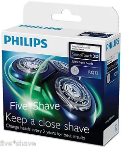 NUEVO JUEGO DE CABEZAL DE AFEITADORA PHILIPS RQ12 RQ 12 SENSOTOUCH 3D 1290 1280 1260 1250 - Imagen 1 de 1