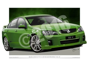 Dibujos digitales de automóviles VE Holden Commodore SS estampado - VE SS (10 colores) - Imagen 1 de 14