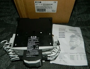NEW Eaton XTCC050D10B Capacitor Contactor 220/50 240/60 VAC Coil 50kVar 3 Pole - Picture 1 of 5