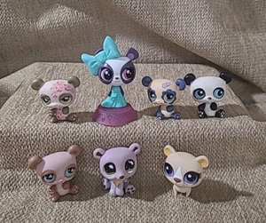Littlest Pet Shop ** Konvolut 7 Bären ** Panda - Eisbären - Bild 1 von 5