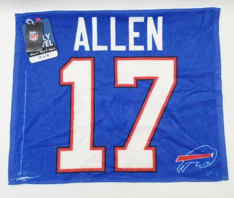 Josh Allen WinCraft NFL Polyester Rally Towel 15"×18" 5857P Cover