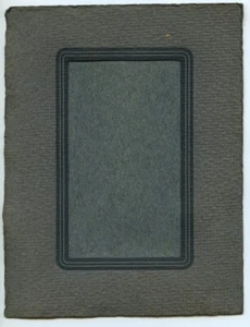 Photographic mount 160x205 for photo 140x85mm circa 1900 - Imagen 1 de 3