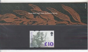 GB 1993 HV PAQUETE DE PRESENTACIÓN BRITÁNICO DEFINITIVO £10 No. 28 SG:1658 SELLO COMO NUEVO - Imagen 1 de 1