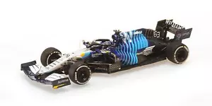1:43 MINICHAMPS Williams F1 Fw43B M12 #63 Saudi Arabia Gp 2021 Russel 417212263 - Picture 1 of 2