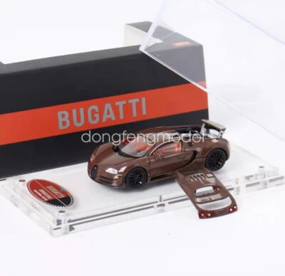 Mortal 1/64 Scale Bugatti Veyron Brown Diecast Car Model Toy Gift Collection NIB - Image 1 of 4
