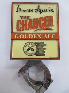 JAMES SQUIRE THE CHANGER GOLDEN ALE HEAVY METAL ADVERTISING BEER TAP TOPPER - Bild 1 von 6