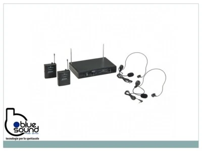 SOUNDSATION WF-V21PPB Radiomicrofono VHF Doppio con 2 Bodypack e Archetti  - Immagine 1 di 3