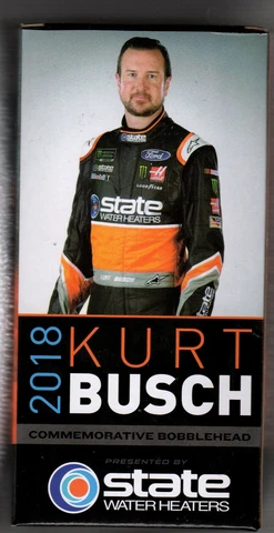 2018 Nascar Kurt Busch Bobblehead - Brand New Cover