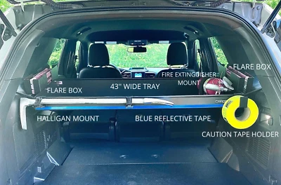 CargoRAXX S4C – 2020-2023 Ford Police Interceptor PIU Hard Mount Organizer Foto 1 de 3