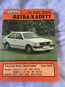 AUTODATA VAUXHALL ASTRA / OPEL KADETT CAR REPAIR WORKSHOP MANUAL FROM 1979 - Picture 1 of 8