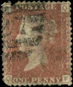 Great Britain Scott #33 Plate #196 Used - Picture 1 of 1