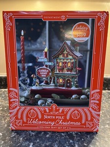 Dept 56 North Pole Series Welcoming Christmas