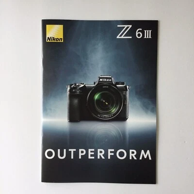 Nikon Z6 Ⅲ Mirrorless CAMERA Japanese General Catalog Published in June 2024 - Image 1 of 4