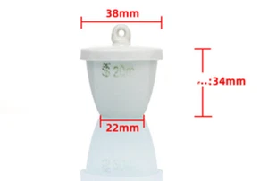 New 1pc 20ml Alumina crucible with lid  99%Al2o3   - Picture 1 of 4