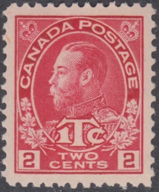 CANADA Sc# MR3.2 MNH WAR TAX STAMPS 2¢+1¢ CARMINE - Image 1 of 1