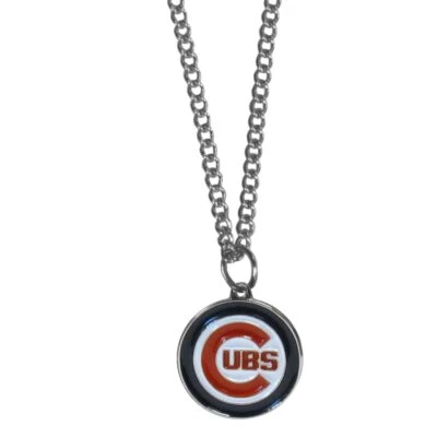 Siskiyou Sports MLB Chicago Cubs Women's Chain Necklace with Small Pendant, 20" - Image 1 of 2