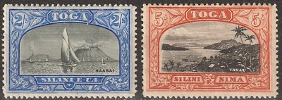 EDSROOM-17122 Tonga 50, 52 HR 1897 WK79 High Values CV$56 - Image 1 of 2