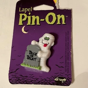 Halloween Ghost Pin - Lapel Pin-On - Fun World - Trick or Treat - Bild 1 von 4