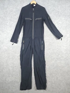 Divided H&M Men's Coveralls/Jumpsuit Size 8 Navy Blue Long Sleeves Zip Pockets - Picture 1 of 14