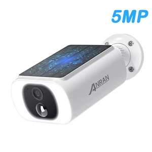 ANRAN 5MP Solar KAMERA FUNK WLAN WIFI IP Camera Outdoor AUßEN ÜBERWACHUNGSKAMERA - Bild 1 von 15