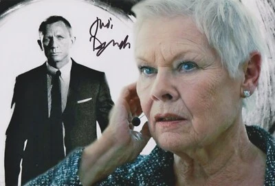 JUDI DENCH Original Autogramm 20x30 Foto Top Portrait James Bond 007 - Bild 1 von 2