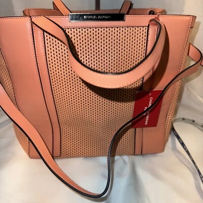 Bolso de Mano Charles Jourdan de Cuero Nuevo con Etiquetas Foto 1 de 4