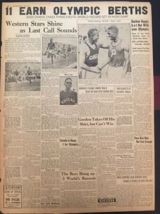 Jesse Owens Wins Three Races 1936 Olympics Bound-Ohio State Track & Field - Picture 1 of 7
