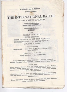 GRAND BALLET du MARQUIS de CUEVAS, PROGRAMM, 1962, ISRAEL ANZEIGEN DER ZEIT, SELTEN - Bild 1 von 6