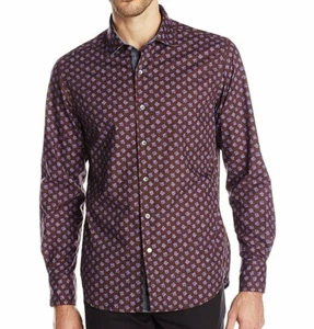 Robert Graham Mens Cool Floral Printed Tailored Fit Cotton Shirt (L XL 2XL) NEW - Picture 1 of 5