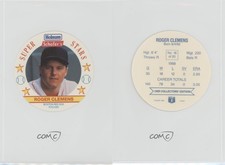 1989 Holsum Schafer's Discs Roger Clemens #16