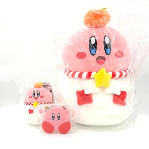 Kirby Of The Stars Japan Post Office limitiert Mochi Maskottchen & Kissen & Maß SET - Bild 1 von 11