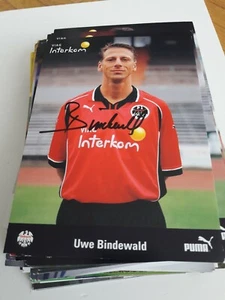 Signierte AK Uwe Bindewald Eintracht Frankfurt NEU - Picture 1 of 1
