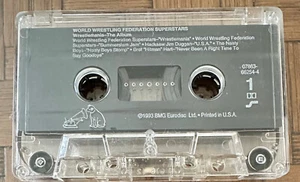 VINTAGE WWF Superstars Wrestlemania The Album 1993 Cassette Tape WWE *NO CASE* - Picture 1 of 2