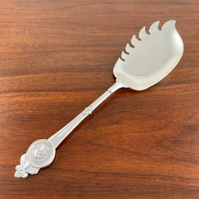 MEDALLÓN SERVIDOR MACARRONES PLATA ESTERLINA NEOCLÁSICO GORHAM 1864 SIN MONOGRAMA Foto 1 de 4