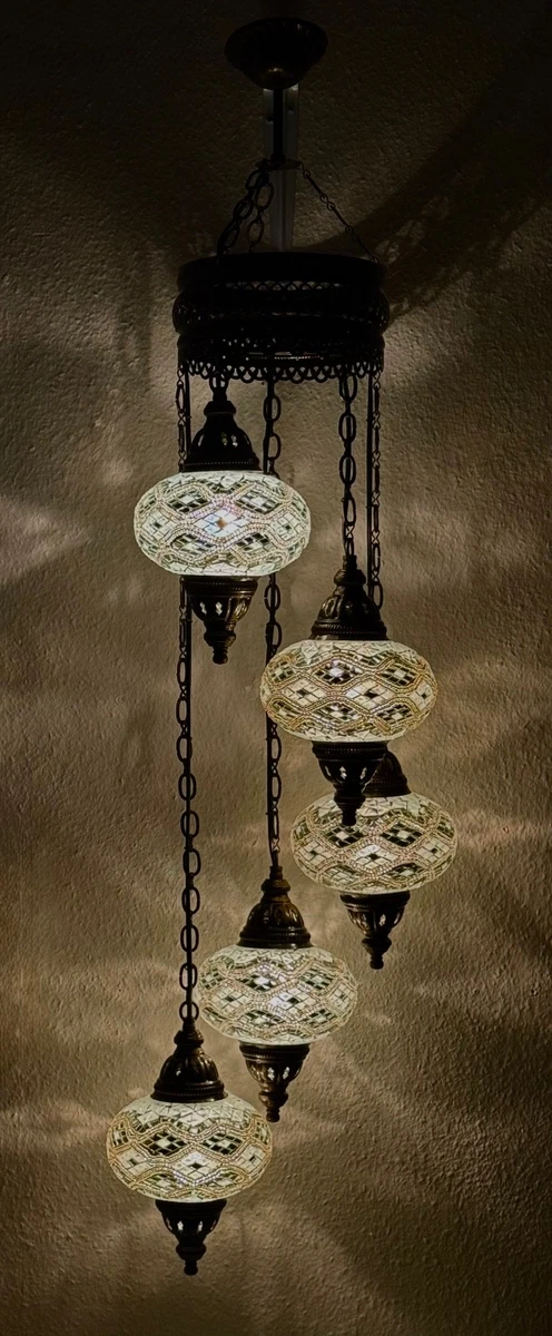 Mosaiklampe Orientalisch – Tisch- Oder Stehlampe, Bunt, Handgefertigt, Mit E14-Fassung, Höhe 24 Cm
