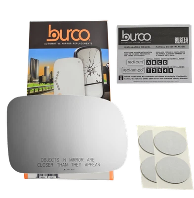 Espejo retrovisor de pasajero Burco 5397RSG de vidrio con montaje trasero para Nissan Quest 1993-1998 Foto 1 de 4