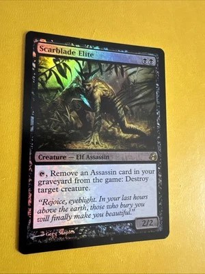 MTG - Scarblade Elite - FOIL - Morningtide NM/MT - Brandy New! - Image 1 of 2