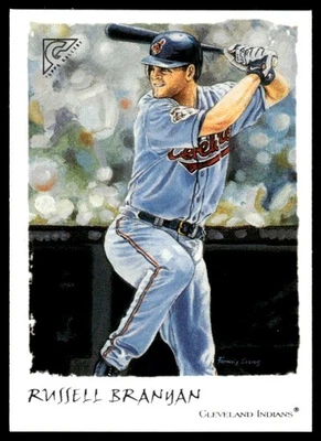 2002 Topps Gallery Russell Branyan Cleveland Indians #107 Foto 1 de 2