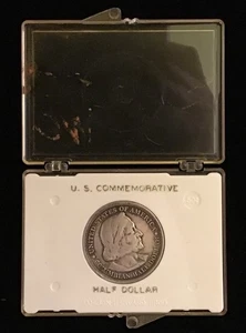 1893 Columbian Exhibition Half Dollar im Etui - Bild 1 von 2