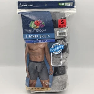 Fruit Of The Loom 6er Pack Boxershorts Cool Zone Fly Tag Free Herren SMALL 28-30 - Bild 1 von 3