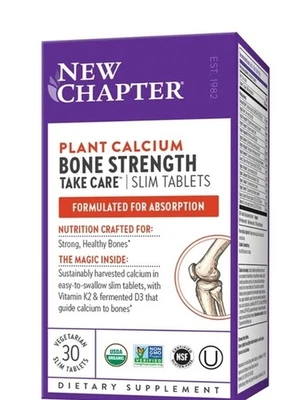 New Chapter Bone Strength Take Care Tablets - 180 Count - Image 1 of 4