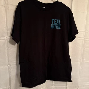 Coastal Carolina CCU Chanticleers Teal Nation Gildan T-Shirt Large Black Teal - Picture 1 of 5