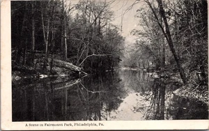 1910s Fairmount Park Stream Philadelphia Pennsylvania PA Postcard - Picture 1 of 2