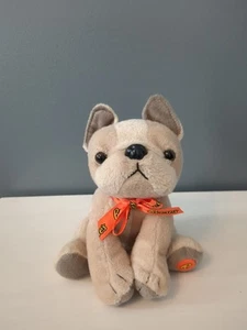 Reese's Plush Pug Dog with Orange Bow Galerie 7" - Picture 1 of 4