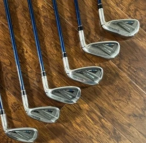 TaylorMade Sim 2 Max Iron Set 6-PW, AW Ventus 5-R Shafts -1/2” - Picture 1 of 2