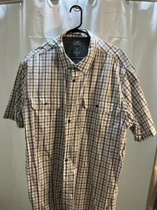 Croft & Barrow Men's Quick-Dry Short Sleeve Shirt Vented for Hiking Fishing - Picture 1 of 1