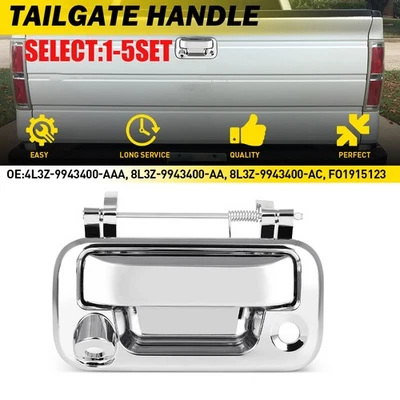 Manija de puerta trasera Super Duty para Ford F250 F350 F450 2008-2016 con orificio de cámara 1-10x Foto 1 de 4