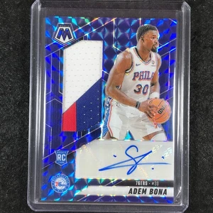 2024-25 Mosaic ADEM BONA Rookie Patch Autograph Blue 5/49 - Picture 1 of 1
