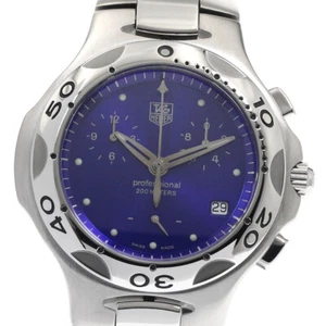 Reloj de cuarzo para hombre TAG HEUER Kirium CL1112-0 fecha cronógrafo esfera azul_888303 - Imagen 1 de 6