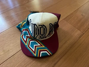 VINTAGE 1996 SUPER BOWL XXX RARE MULTI COLOR LOGO ATHLETIC CAP HAT NEW W/TAGS - Picture 1 of 5